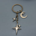 Metal Hollow Star Keychain Minimalist Bag Charm Gift view 6