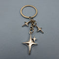 Metal Hollow Star Keychain Minimalist Bag Charm Gift view 3