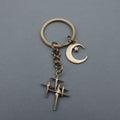 Metal Hollow Star Keychain Minimalist Bag Charm Gift view 4