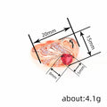 Flamingo Design Statement Ring For Women, Fashion Animal Theme Vacation Jewelry view 4