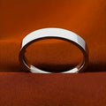 Minimalist Plain Band Ring For Men And Women, Classic Simple Daily Fashion Jewelry view 2