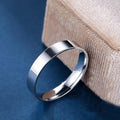 Minimalist Plain Band Ring For Men And Women, Classic Simple Daily Fashion Jewelry view 3