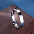 Minimalist Plain Band Ring For Men And Women, Classic Simple Daily Fashion Jewelry view 4