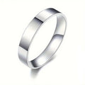 Minimalist Plain Band Ring For Men And Women, Classic Simple Daily Fashion Jewelry view 1