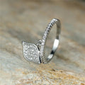 Mysterious Premium Eye Geometric Pendant Ring For Women, Fashion Statement Single Ring view 2