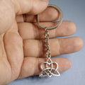 Metal Heart Celtic Knot Keychain Bag Charm Gift view 4