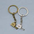 Metal Tape Measure Keychain For Bag Charm Gift view 1