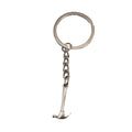 Metal Minimalist Hammer Keychain Bag Charm view 5