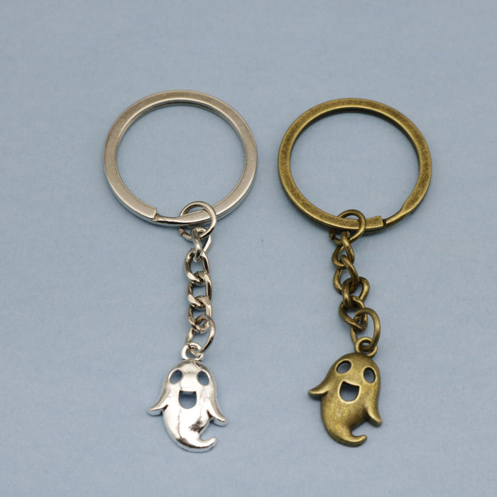Metal Halloween Ghost Keychain Bag Charm
