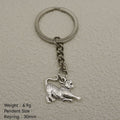 Zinc Alloy Tiger Shape Keychain Animal Bag Charm Gift view 2