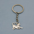 Zinc Alloy Tiger Shape Keychain Animal Bag Charm Gift view 1