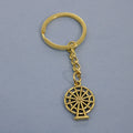 Zinc Alloy Ferris Wheel Keychain Amusement Park Bag Charm view 6