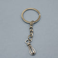 Zinc Alloy Mini Whisk Keychain For Bag Charm Gift view 1