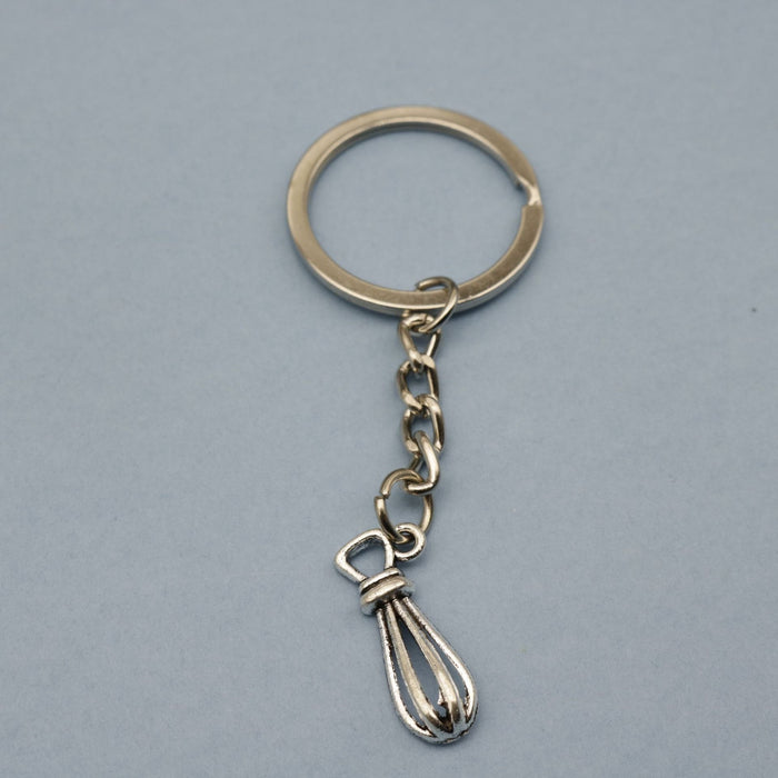 Zinc Alloy Mini Whisk Keychain For Bag Charm Gift