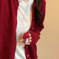 Cute Plush Panda Bear Sweater Necklace For Women Animal Charm Bag Accessory Fashion Jewelry view 2