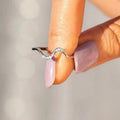 Minimalist Geometric Line Ring For Women, Classic Daily Fashion Elegant Finger Jewelry view 2