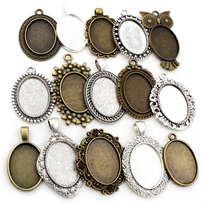 18x25mm Gold Zinc Alloy Charm Pendant for DIY Necklace Bracelet Jewelry Making