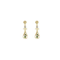 Elegant Luxury Chinese Style Rhinestone Enamel Bamboo Leaf Hollow Pipa Lute Alloy Drop Earrings view 5