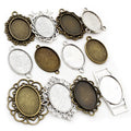 18x25mm Gold Zinc Alloy Charm Pendant No.087205 for DIY Necklace Bracelet Jewelry Making view 1
