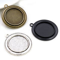 25mm Gold Zinc Alloy Charm Pendant No.327488 for DIY Necklace Bracelet Jewelry Making view 4