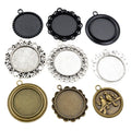 25mm Gold Zinc Alloy Charm Pendant No.327488 for DIY Necklace Bracelet Jewelry Making view 5