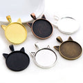 25mm Gold Zinc Alloy Charm Pendant No.566344 for DIY Necklace Bracelet Jewelry Making view 3