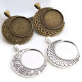 25mm Gold Zinc Alloy Charm Pendant No.566344 for DIY Necklace Bracelet Jewelry Making view 4