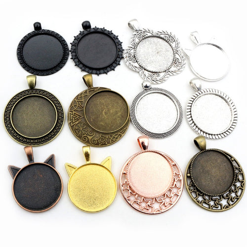 25mm Gold Zinc Alloy Charm Pendant No.566344 for DIY Necklace Bracelet Jewelry Making