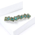 Alloy Rhinestone Geometric Brooch For Unisex Suit And Sweater Decoration view 3