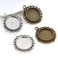 20mm Gold Zinc Alloy Charm Pendant No.332936 for DIY Necklace Bracelet Jewelry Making view 2