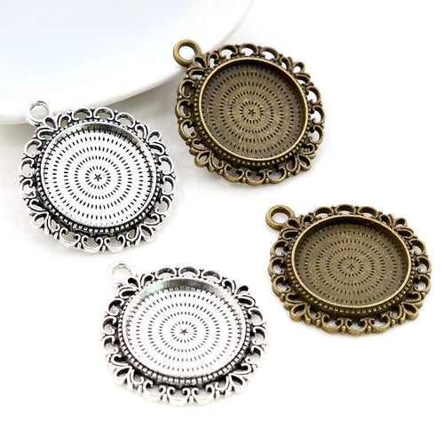 20mm Gold Zinc Alloy Charm Pendant No.332936 for DIY Necklace Bracelet Jewelry Making