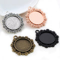 20mm Gold Zinc Alloy Charm Pendant No.332936 for DIY Necklace Bracelet Jewelry Making view 4