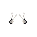 Luxury Punk Music Note And Electric Guitar Enamel Rhinestone Drop Dangle Festival Fashion Earrings view 5