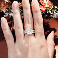 Statement Geometric Square Ring For Women Banquet Dress Matching Light Luxury Jewelry view 3