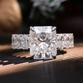 Statement Geometric Square Ring For Women Banquet Dress Matching Light Luxury Jewelry view 2