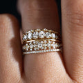 Light Luxury Geometric Multi Line Ring For Women, Premium Wedding Proposal Finger Jewelry view 1