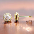 New Light Luxury Minimalist Geometric Zircon Earrings For Women Classic Daily Fashion Jewelry view 3