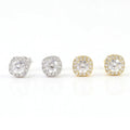 New Light Luxury Minimalist Geometric Zircon Earrings For Women Classic Daily Fashion Jewelry view 5