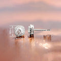 New Light Luxury Minimalist Geometric Zircon Earrings For Women Classic Daily Fashion Jewelry view 4