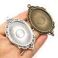 30x40mm 10g Zinc Alloy Charm Pendant No.775938 for DIY Necklace Bracelet Jewelry Making view 5