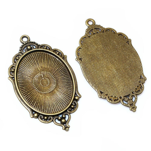 30x40mm 10g Zinc Alloy Charm Pendant No.775938 for DIY Necklace Bracelet Jewelry Making