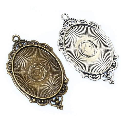 30x40mm 10g Zinc Alloy Charm Pendant No.775938 for DIY Necklace Bracelet Jewelry Making