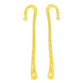 124x21x3mm Zinc Alloy Bookmark Charm Pendant for DIY Necklace Bracelet Jewelry Making view 3
