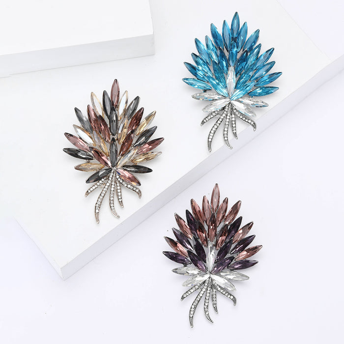 Alloy Large Torch Brooch For Women's Suits And Coats