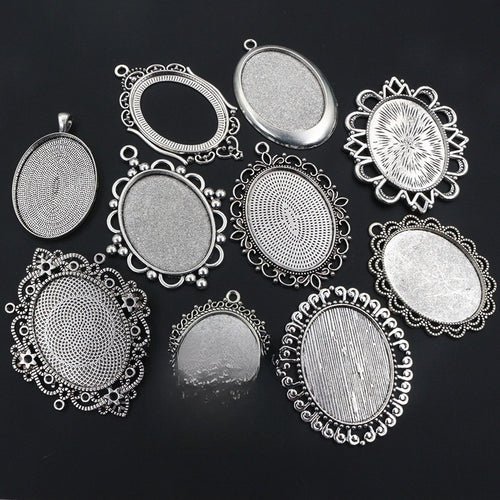 30x40mm Gold Zinc Alloy Charm Pendant No.894993 for DIY Necklace Bracelet Jewelry Making
