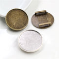25mm Gold Zinc Alloy Charm Pendant for DIY Necklace Bracelet Jewelry Making view 2
