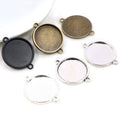 20mm Gold Zinc Alloy Charm Pendant No.069152 for DIY Necklace Bracelet Jewelry Making view 2