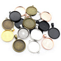 20mm Gold Zinc Alloy Charm Pendant No.069152 for DIY Necklace Bracelet Jewelry Making view 1
