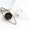 12mm Gold Zinc Alloy Charm Pendant for DIY Necklace Bracelet Jewelry Making view 3