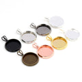 12mm Gold Zinc Alloy Charm Pendant for DIY Necklace Bracelet Jewelry Making view 4